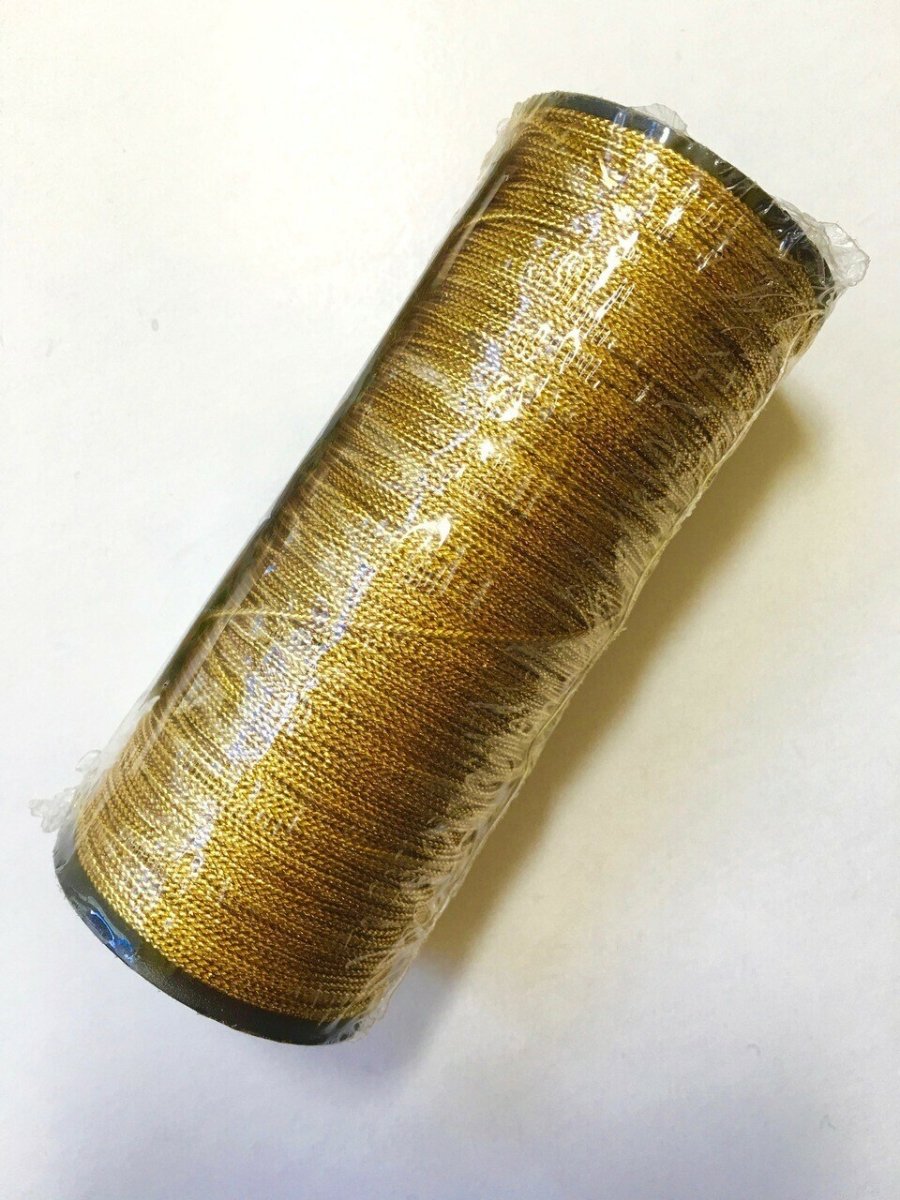 109 Yds Narrow Metallic Gold Cord Trim 1/32