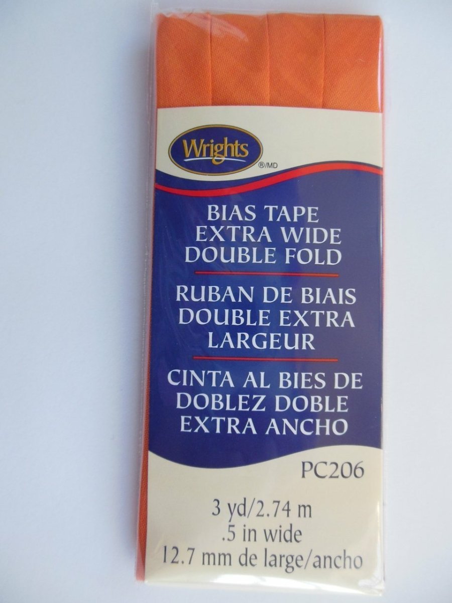1/2" Orange Peel XWide Double Fold Bias 3 YD