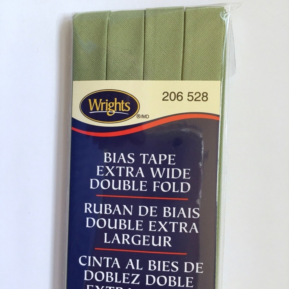 Wrights Double Fold Bias Tape 1/2 Navy