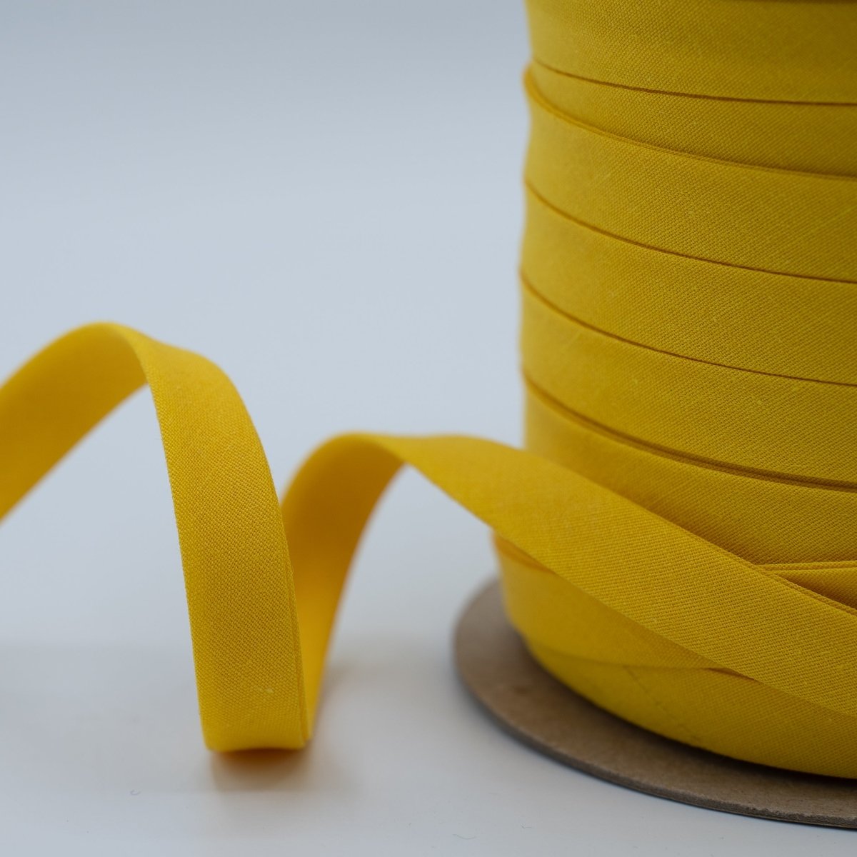 1/4" Yellow Double Fold Bias Tape