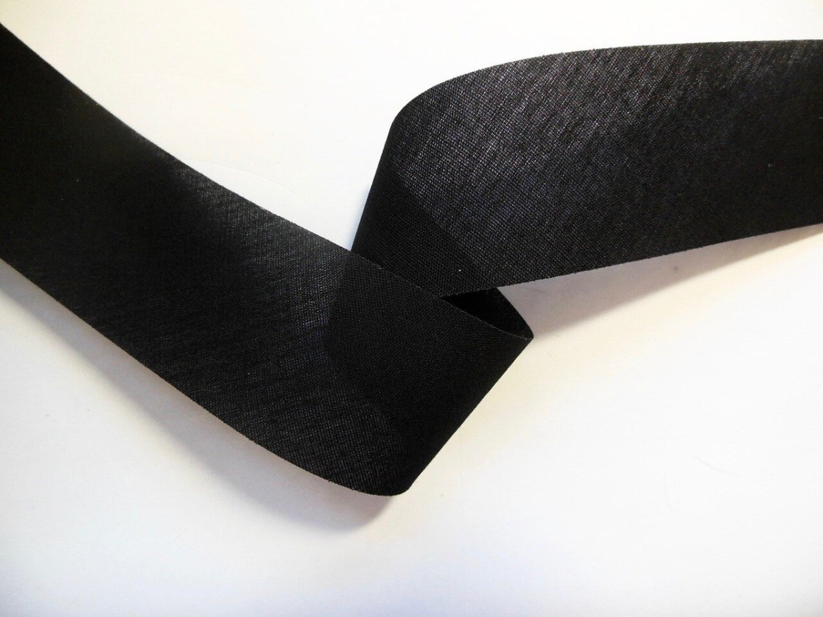 Double Fold Bias Tape - 1/4 x 150 yds. - Black