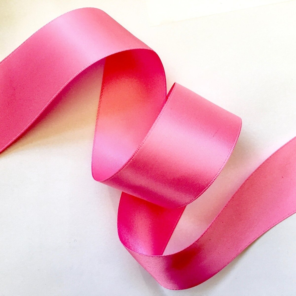 1.5 Hot Pink Double Face Satin Ribbon BTY