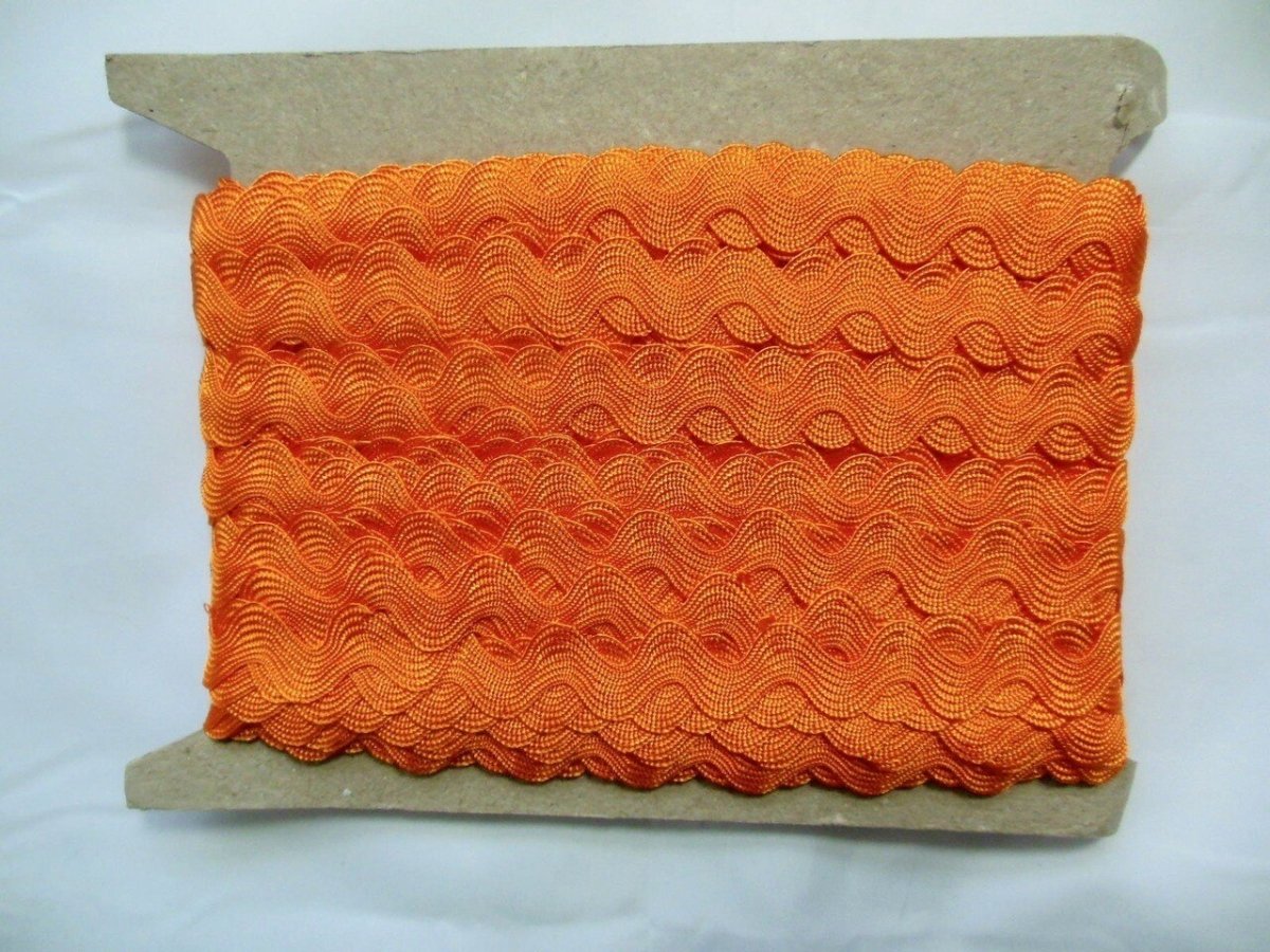 3/4" Orange Rick Rack