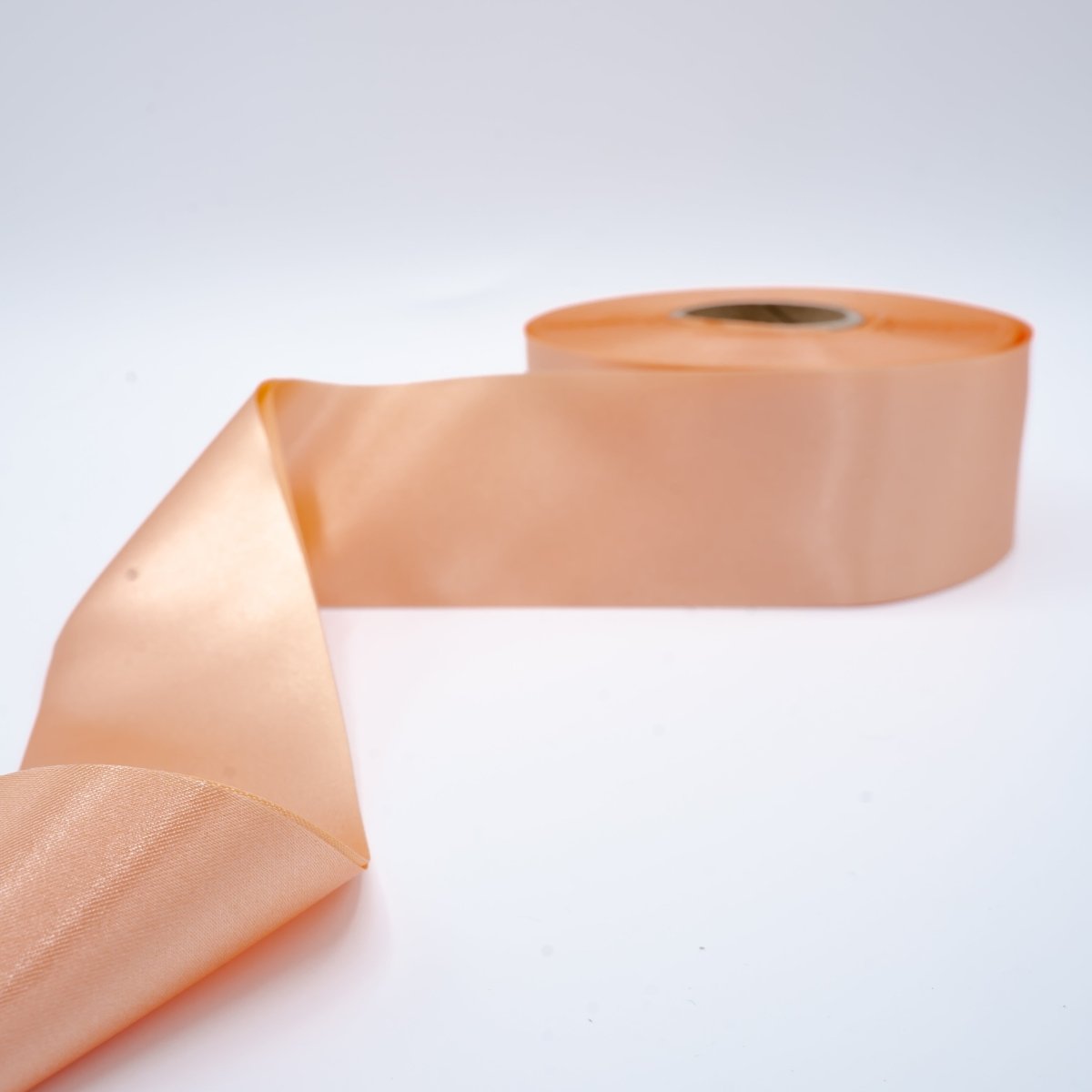 Peach Blanket Binding, Peach Ribbon