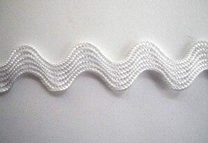 1/2 Inch White Rick Rack Trim | Bulk Rick Rack Braid Trim