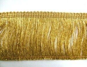 2 Inch Gold Chainette Fringe