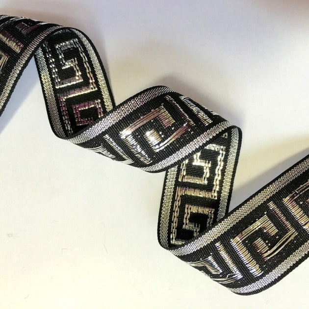 Greek Key Trim & Meander Pattern Ribbon | Fabric Trim