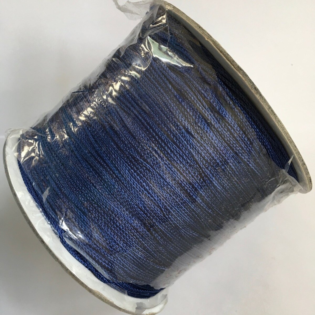 Royal Blue Rayon Chainette Yarn 13 Ounces